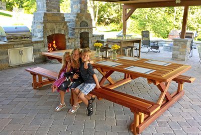 Chris's Picnic Table (Attached Benches)