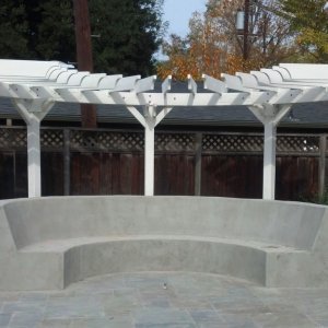 Custom Wooden Pergola Redwood Kits All Sizes Shapes Custom Pergola Options Douglas Fir Half Circle Design 3 X 8