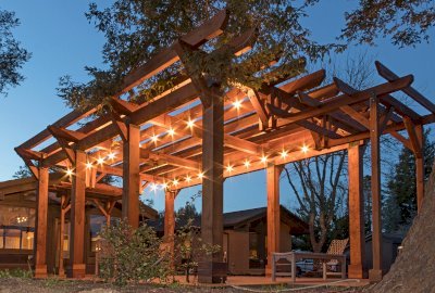 Custom Wooden Pergola