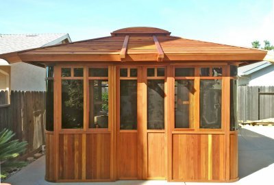 DIY Wood Gazebo