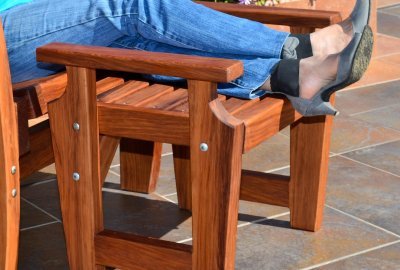 Easy Redwood Ottoman