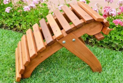 Ensenada Redwood Ottoman