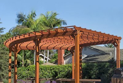 Fan Shaped Pergola Kit