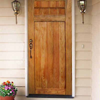 Forever Doors  (Options: Standard Door size of 6' 8" H, 32" W, Douglas-fir, Transparent Premium Sealant).