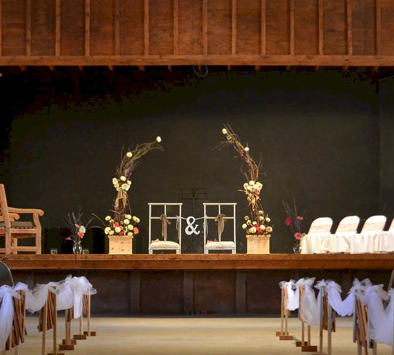 Wedding at the Barn. Hennell Wooden Garden Bench (Options: 4 ft, Douglas-fir, Custom Cushion, Custom Engraving, Transparent Premium Sealant). Photo also shows two custom planter boxes in Douglas-fir, Unfinished. Wedding at the Barn. Hennell Wooden Garden Bench (Options: 4 ft, Douglas-fir, Custom Cushion, Custom Engraving, Transparent Premium Sealant). Photo also shows two custom planter boxes in Douglas-fir, Unfinished.