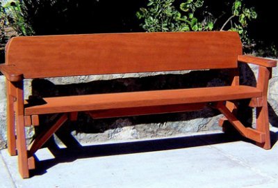 Heritage Redwood Bench