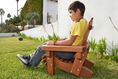 Kid's Wooden Adirondack Chair