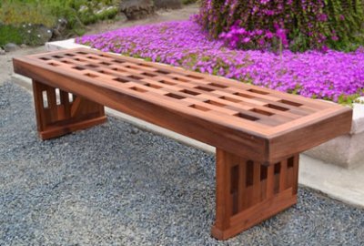 Lighthouse Garden Bench