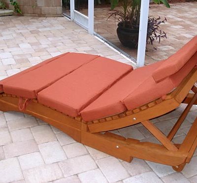 Lounger Cushions (Options: Double, Penny's, 4 inches Thicknes, Five Sections, Custom Color).