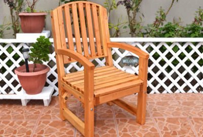 Luna Arch Back Wooden Chair