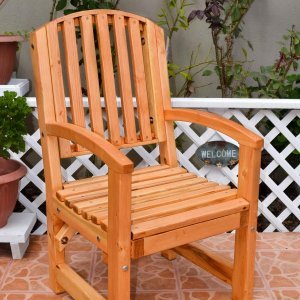 Luna Arch Back Wooden Chair
