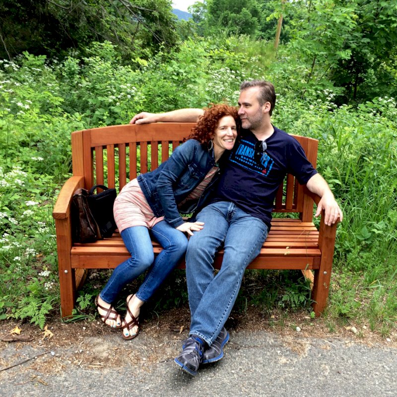 Luna Memorial Bench (Options: 5 ft, Mature Redwood, No Cushion, No Engraving, Custom Plaque Inlay in Center of Backrest, Transparent Premium Sealant). Photo Shows: The Maggie Pickard Memorial Bench at the Norman Rockwell Museum: Stockbridge, MA. Luna Memorial Bench (Options: 5 ft, Mature Redwood, No Cushion, No Engraving, Custom Plaque Inlay in Center of Backrest, Transparent Premium Sealant). Photo Shows: The Maggie Pickard Memorial Bench at the Norman Rockwell Museum: Stockbridge, MA.