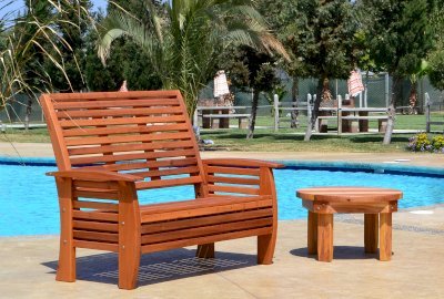 Marazul Wood Outdoor Loveseat