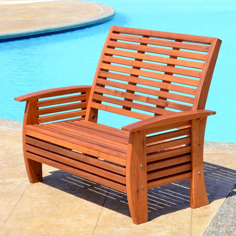 Marazul Wood Outdoor Loveseat