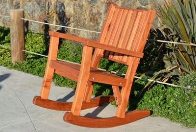 Massive Wooden Rocking Chair