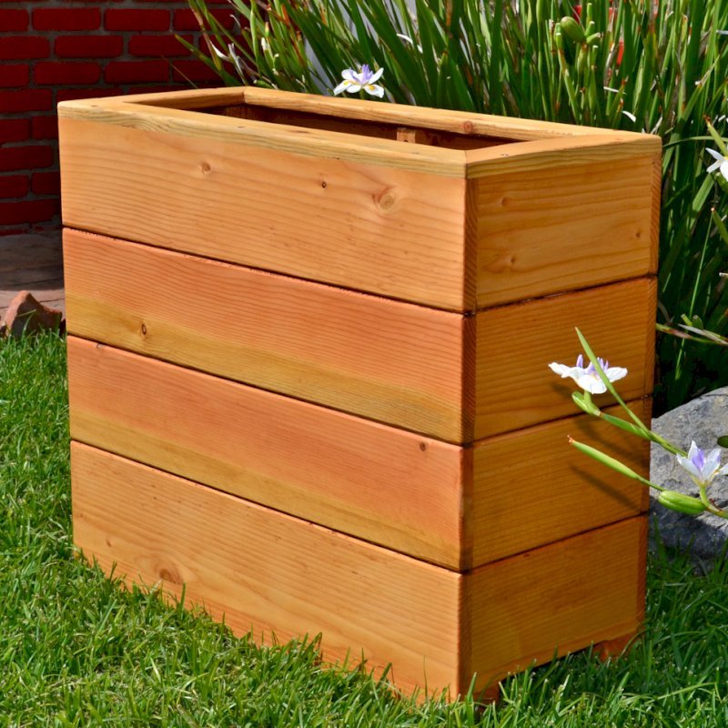 Mendocino Planters (Options: 36"L, 18"W, 24"H, Douglas-Fir, Add 1 3/4-inch Feet, No Trellis, No Growing Vegetables, Transparent Premium Sealant). Mendocino Planters (Options: 36"L, 18"W, 24"H, Douglas-Fir, Add 1 3/4-inch Feet, No Trellis, No Growing Vegetables, Transparent Premium Sealant).