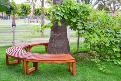 Miramar Half Circle Tree Bench