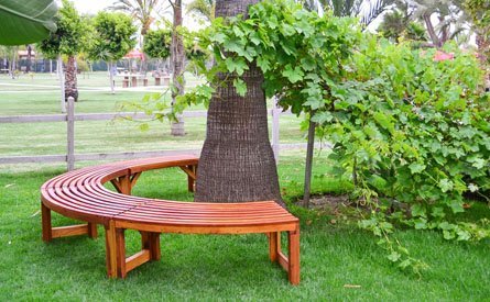 Miramar Half Circle Tree Bench