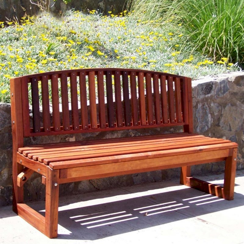 Moonlight Bench (Options: 5 ft, No Shelf, Mature Redwood, No Cushion, No Engraving, Transparent Premium Sealant). Moonlight Bench (Options: 5 ft, No Shelf, Mature Redwood, No Cushion, No Engraving, Transparent Premium Sealant).