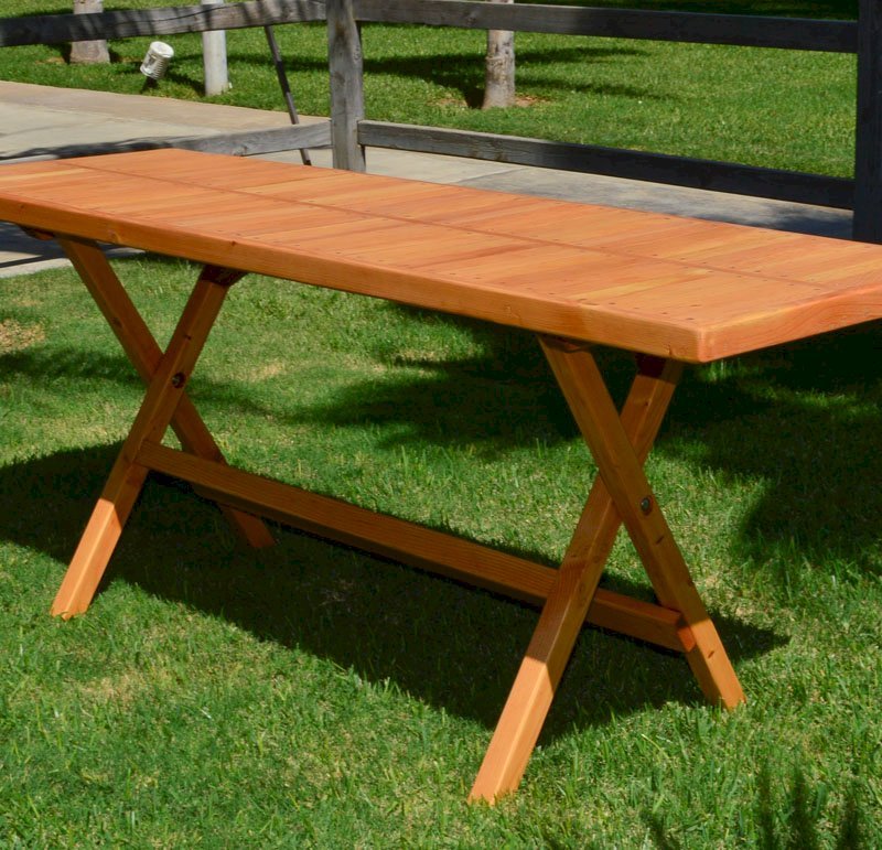 Outdoor Rectangular Folding Table (Options: 72" L, 24'' W, No Seating, Douglas-fir, Seamless Tabletop, Boards Laid in the Same Direction, Squared Corners, No Umbrella Hole, Transparent Premium Sealant). Outdoor Rectangular Folding Table (Options: 72" L, 24'' W, No Seating, Douglas-fir, Seamless Tabletop, Boards Laid in the Same Direction, Squared Corners, No Umbrella Hole, Transparent Premium Sealant).