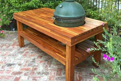 Outdoor Table With Built In Grill