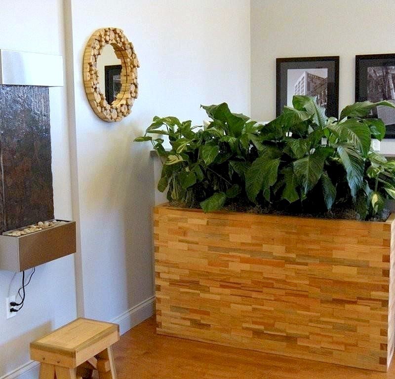 Parquet Planters (Options: 60in L x 18in W x 18in H, Douglas-Fir, Parquet Corners, No Base or Casters, No Trellis, No Growing Vegetables, Transparent Premium Sealant). Foot Stool (17in L x 11in W x 13in H also Douglas-Fir). Photo Courtesy of Mr. Angel Nieves of Cowlicks Japan, 137 West 1 Parquet Planters (Options: 60in L x 18in W x 18in H, Douglas-Fir, Parquet Corners, No Base or Casters, No Trellis, No Growing Vegetables, Transparent Premium Sealant). Foot Stool (17in L x 11in W x 13in H also Douglas-Fir). Photo Courtesy of Mr. Angel Nieves of Cowlicks Japan, 137 West 1