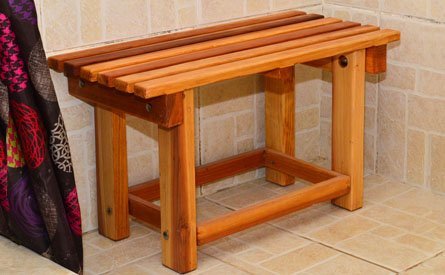 Redwood Shower Bench Custom Wooden Paty S Wooden Shower Bench