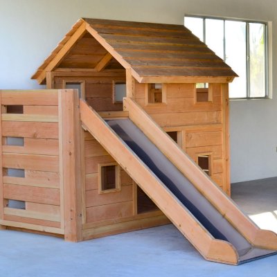 Playhouse Beds (Options: Douglas-fir, Transparent Premium Sealant). 