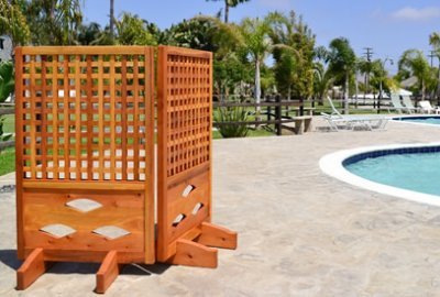 Poolside Privacy Panels