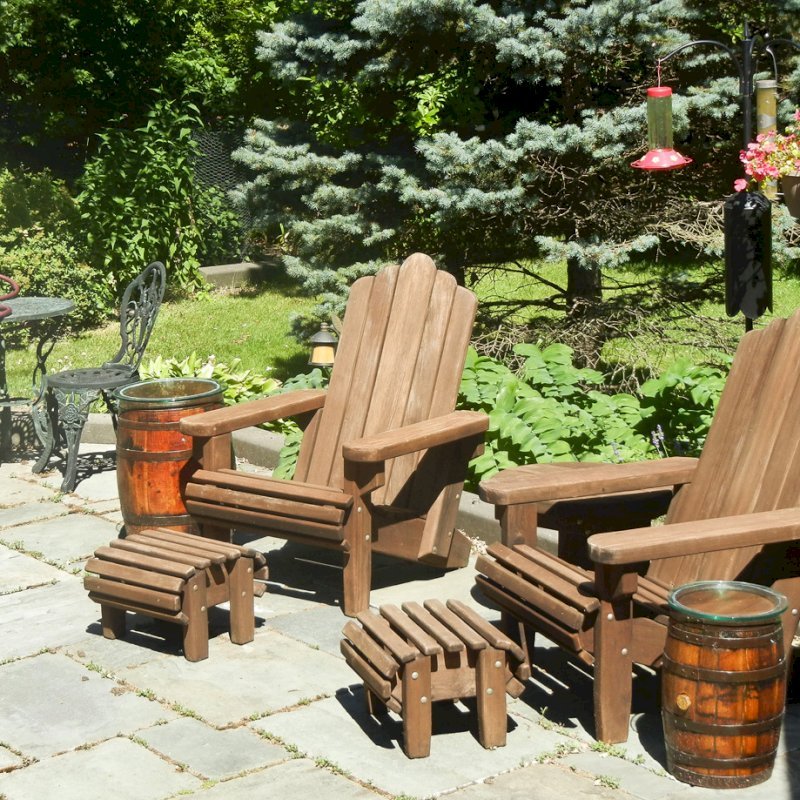 Redwood Adirondack Chair Custom Wood Adirondack Chairs