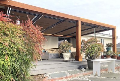 Retractable Canopy Pergola