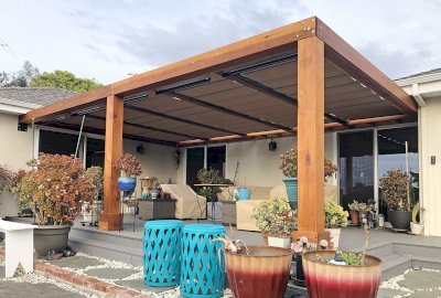 Retractable Canopy Pergola