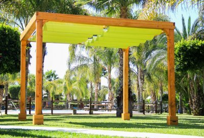 Retractable Canopy Pergola