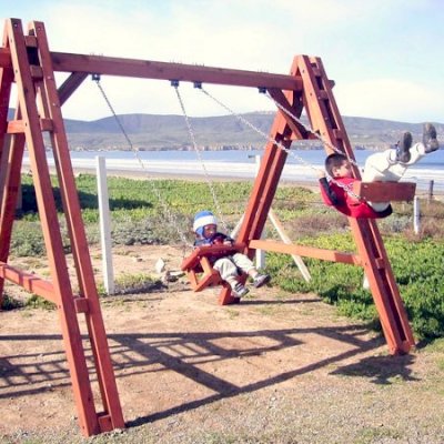 Wooden swing hotsell sets under 400