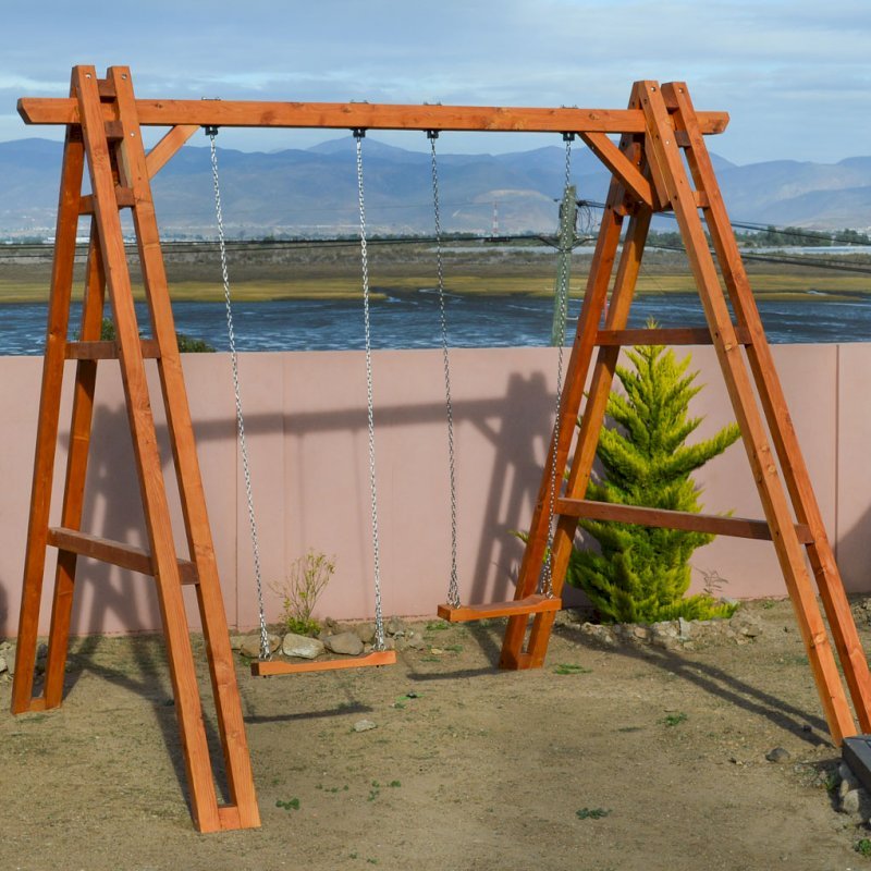 Rory's Giant Playground Swing Sets (Options: 2 Seats, Douglas-fir, Standard Swing Seats, Transparent Premium Sealant). Rory's Giant Playground Swing Sets (Options: 2 Seats, Douglas-fir, Standard Swing Seats, Transparent Premium Sealant).