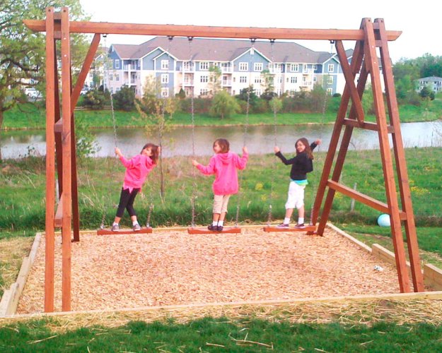 Kid's Playground Swings