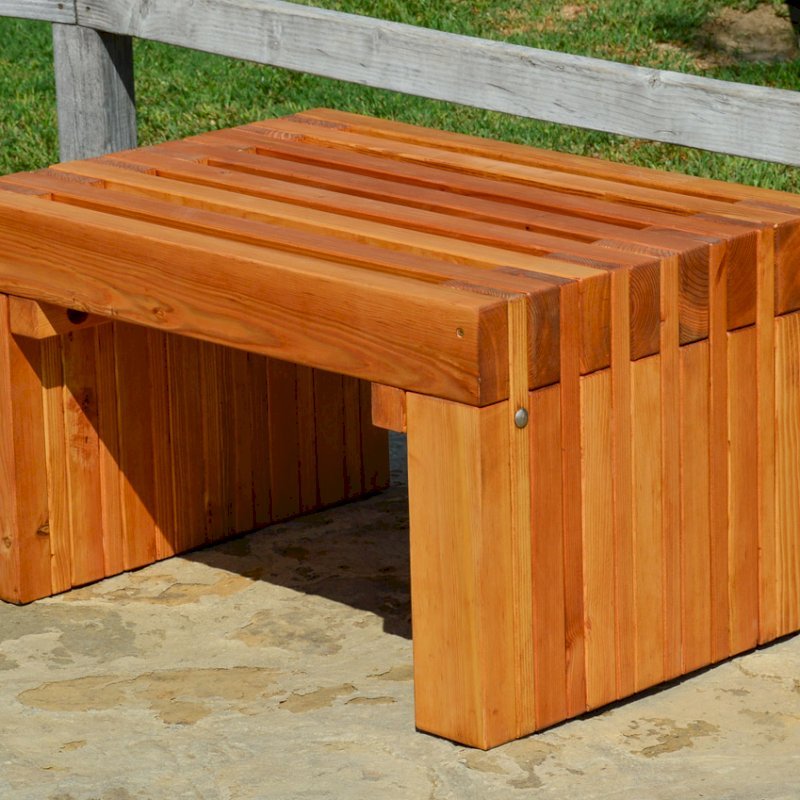 San Diego Portside Wooden Bench San Diego Portside Wooden Bench