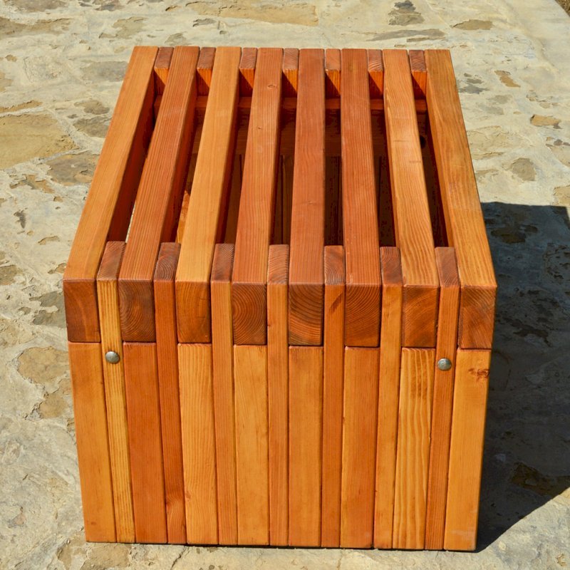 The San Diego Portside Wooden Bench (Options: 5ft L x 2 1/2 inches W x 17 inches H, Douglas-fir, No Engraving, Transparent Premium Sealant) The San Diego Portside Wooden Bench (Options: 5ft L x 2 1/2 inches W x 17 inches H, Douglas-fir, No Engraving, Transparent Premium Sealant)