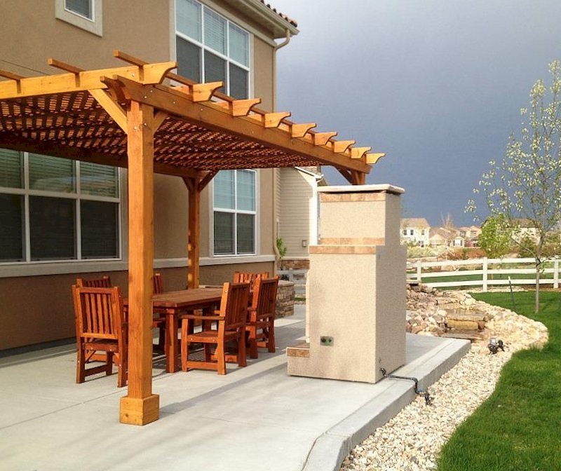 San Francisco Redwood Patio Table (Options: 8' L, 46" W Tabletop, Chairs, California Redwood, 6 Chairs, Ruth Chair Design, All Arm Chairs, No Cushions, Standard Tabletop, Slightly Rounded Corners, No Umbrella Hole, Transparent Premium Sealant). San Francisco Redwood Patio Table (Options: 8' L, 46" W Tabletop, Chairs, California Redwood, 6 Chairs, Ruth Chair Design, All Arm Chairs, No Cushions, Standard Tabletop, Slightly Rounded Corners, No Umbrella Hole, Transparent Premium Sealant).