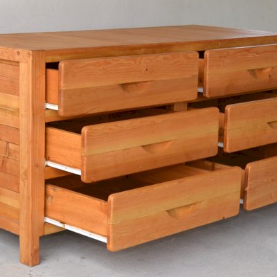 Santi's Dressers (Options: 6 Drawers, Douglas-fir, Transparent Premium Sealant).