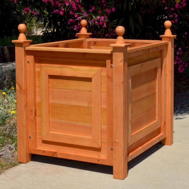 Soleil Planter (Options: 42" L, 36" W, 36" H, Douglas-fir, 3-inch feet, No Growing Vegetables, Transparent Premium Sealant). Soleil Planter (Options: 42" L, 36" W, 36" H, Douglas-fir, 3-inch feet, No Growing Vegetables, Transparent Premium Sealant).