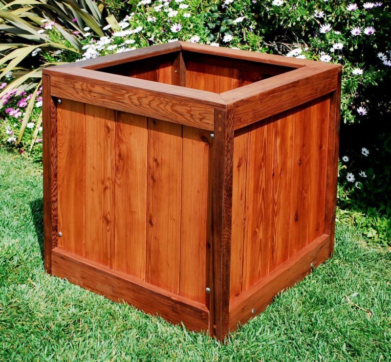 The Sonoma Planters, Built to Last Decades | Forever Redwood