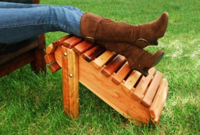 Standard Adirondack Wood Ottoman