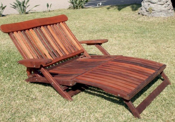 Steamer Wood Chaise Lounger (Options: Double, Old-Growth Redwood, No Cushion, No Wheels, Transparent Premium Sealant) Steamer Wood Chaise Lounger (Options: Double, Old-Growth Redwood, No Cushion, No Wheels, Transparent Premium Sealant)