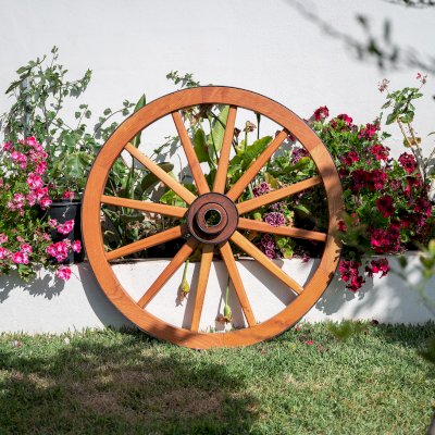 The 19th Century Wild West Wagon Wheel (Options: Douglas-fir, Transparent Premium Sealant).