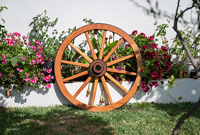 The 19th Century Wild West Wagon Wheel