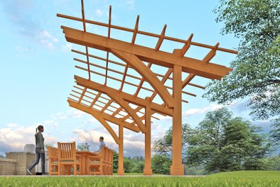 The Cantilevered Pergola