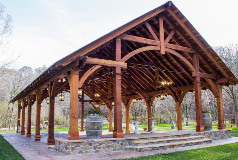 The Cardinals Nest Pavilions | Forever Redwood