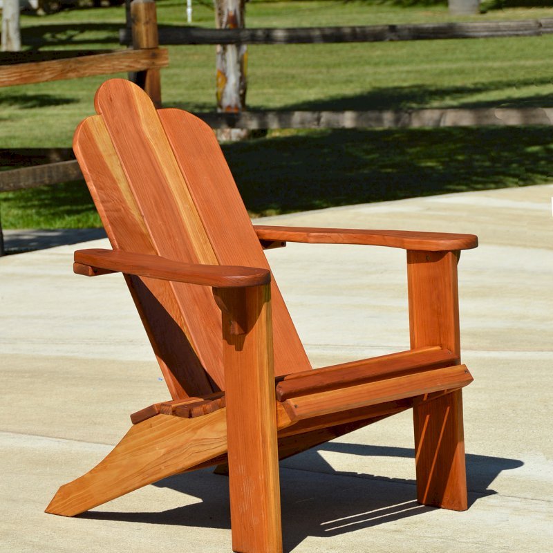 Redwood Adirondack Chair Custom Wood Adirondack Chairs