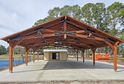 The Esther Scissor Truss Pavilion